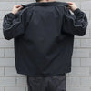 Jackets Men Autumn Pockets Casual Patchwork Loose Windbreaker Stripe Zipper