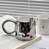 Ahunderjiaz-Retro Ceramic Mugs, Coffee Cups, Exquisite Household Drinking Utensils, Couple Cup,