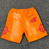 Ins Tide Five Pants Retro Pattern Printing Cotton Shorts Y2k Loose Street