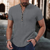 Elevate Your Style with King Billion's Premium Men's Linen V-Neck T-Shirt