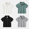 Polo Shirt Short Sleeve Kids Polos Tshirt Toddler Boy Girl Clothes