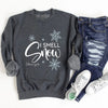 I Smell Snow Sweatshirt Gilmore Gift for Woman Winter Sweatshirt Snowflake