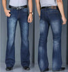 Men's Flared Pants, Classic FlaredJeans , Loose Leg Jeans, Boot Cut Trouser