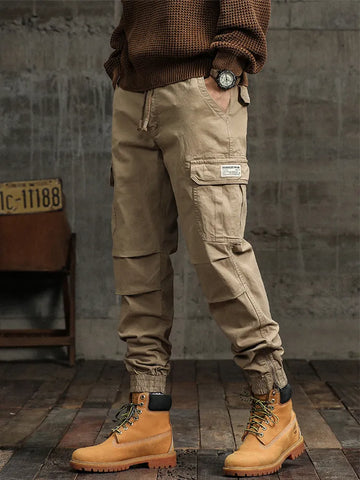 2023 Men's Military Cargo Pants Slim Fit