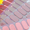 UV Semi-Cured Gel Nail Wraps Stickers Strips French Long Lasting