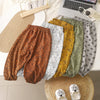 Kids Muslin Trousers Boho Style Pants Toddler Clothing