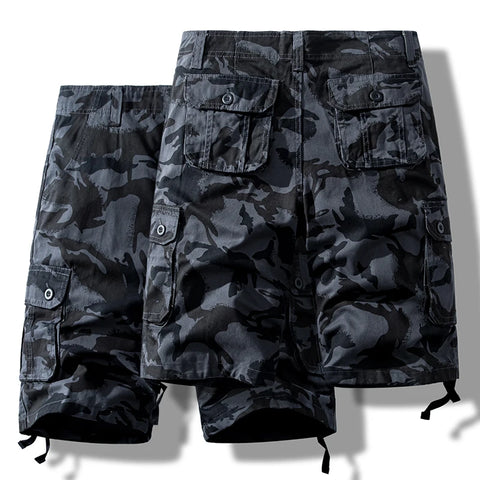 Patten Cargo Shorts Men Camouflage Cotton Shorts