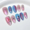 Magical Gradient Nails Art
