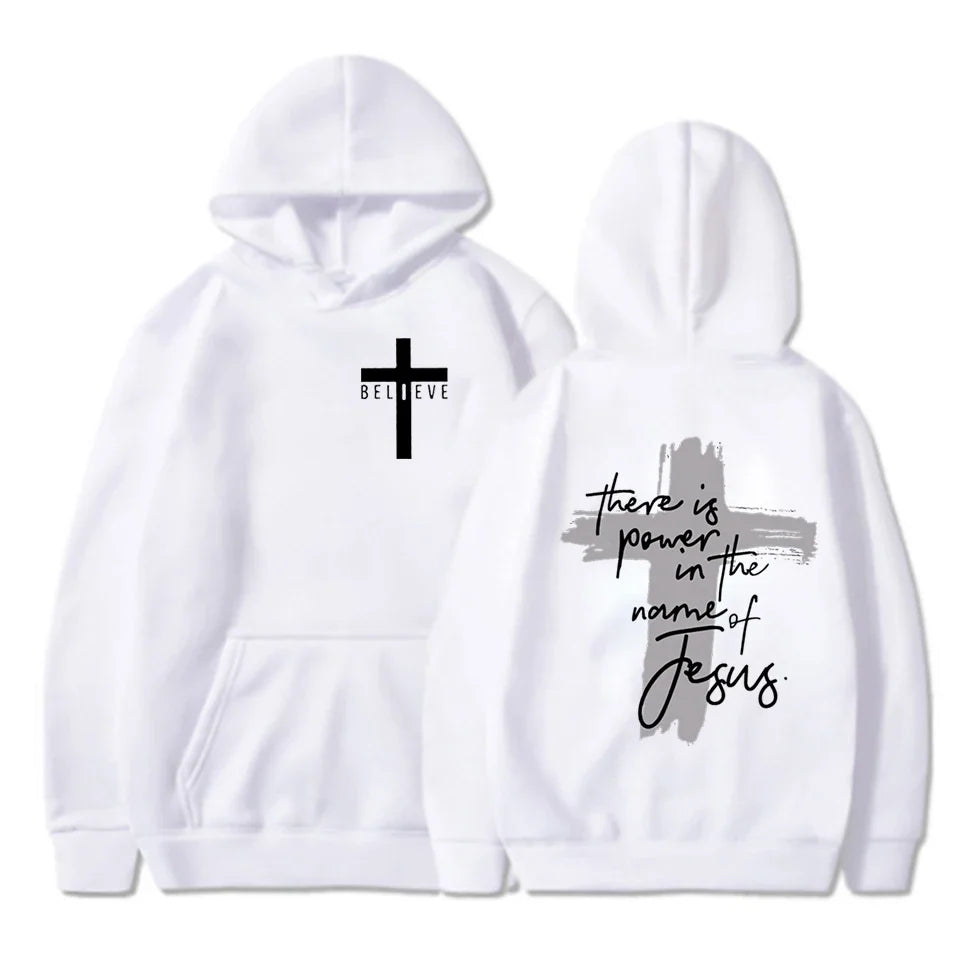 Christian Faith Hoodie Power in the Name of Jesus