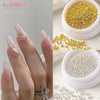 0.4mm-1.5mm Nail Art Beads Steel Ball Metal Micro Caviars Alloy