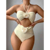 Flowers Pure Cotton One piece Bikini