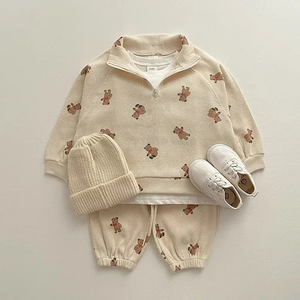 Spring Infant Baby Cartoon Long Sleeve Sweatshirt Pants