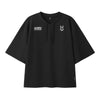 Loose Casual Oversized T-shirt Streetwear V-neck Short Sleeve Sports Tee Top