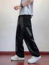 Men's Jeans Flap Pockets Lightweight Denim Cargo Pants Baggy Jeans