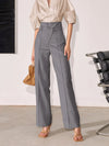 Suit Pants High Waisted Wide-leg Loose