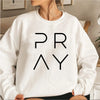 Pray Faith Hoodie Christian Sweatshirt for Women
