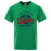 California Beach Tshirt Men's Oversized Cotton Crewneck Summer