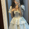 Kawaii Bow Mini Dress Women