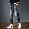 Pockets Desinger Loose fit Jeans Stretch Retro Streetwear Relaxed Tapered