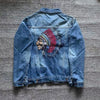 Indian Chief Embroidery Denim Jacket