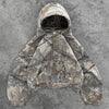 Y2K Retro zip up Hoodie Men zipper Sweatshirt