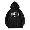 Printed Letter Crew Neck Sweatshirt Fresh Love Hooded Pullover