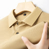 Men's Polo Shirt Casual Short Sleeve, Breathable Lapel Tee Sporty