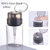 100 ml Nail Storage Refillable Bottles Empty Liquid Press Pump