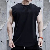 Singlets Loose Mesh Tops Bodybuilding Tank Top Men Gym Clothing Sporting Oversized
