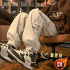 Baggy Grey Casual Pants Man Thickened Pocket Oversize