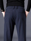 Autumn Winter Casual Pants Thick Business Stretch Slim