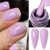 7ML Pink Glitter Quick Extension Gel Nail Polish Gold Foils