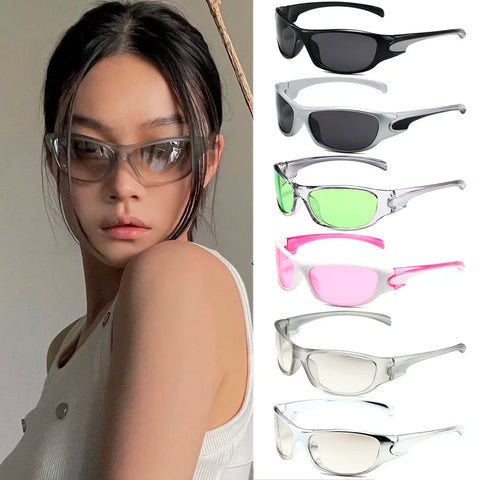 Punk Cat Eye UV400 Glasses Unisex - Trendy 2000s