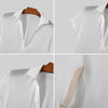 Men's Striped Perspective V-neck T-shirts Casual Streetwear Short