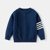 2025 Autumn Winter Children Boy Knitted Sweater Long Sleeve