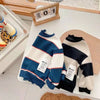 2025 Autumn Striped Boys Fashion Sweatshirts Kids