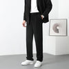 Lightweight Chino Pants Korean Fashion Pleated Trousers