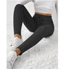 High-Waisted Yoga Pants Breathable Slim Fit Fitness Tights