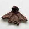 2024 Winter Fleece Hoodies Baby Boys Casual Loose