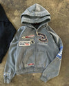 Y2K Men Jacket Fashion Street Unique Patch
