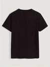 Men's Casual Loose Print Round Neck T-shirt Top