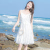 2024 Summer Sleeveless Beach Dress Women Backless A-Line Mini