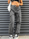 Women's High Waist Cargo Pants
