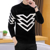 Style Up Uppolo/Turtle Neck Sweater Loose Fit Versatile Winter Stretch Knitted