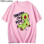 Child Printing Tshirt Streetwear Women Casual Funny Kawaii Tees Y2k Tops