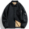 2024 Winter Men Pockets Breasted CoatOuterwear