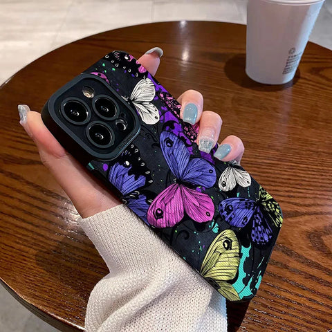 Butterfly Luxury iPhone Case: Protective Cover