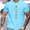 Men's Casual Loose Print Round Neck T-shirt Top