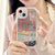 Lovely Girl Heart Mirror Phone Case For iPhone 11 12 13 14 15 Pro Max Shockproof Back Cover