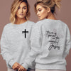 Women Christian Sweatshirt Power in Jesus Pullover